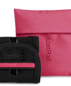 Lastpad day pad reusable menstruation pad black + red pouch Medium online shopping billigt tilbud shoppetur