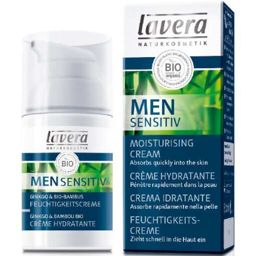 Lavera men sensitiv moisturising cream 30ml online shopping billigt tilbud shoppetur