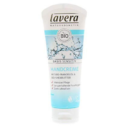 Lavera naturkosmetik basis sensitiv handcreme bio-sheabutter 75ml online shopping billigt tilbud shoppetur