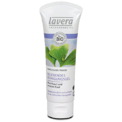 Lavera naturkosmetik belebendes reinigungsgel ginkgo & bio-traube 100ml online shopping billigt tilbud shoppetur