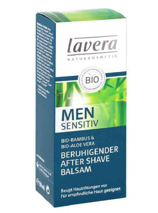 Lavera naturkosmetik men sensitiv beruhigender after shave balsam 50ml online shopping billigt tilbud shoppetur