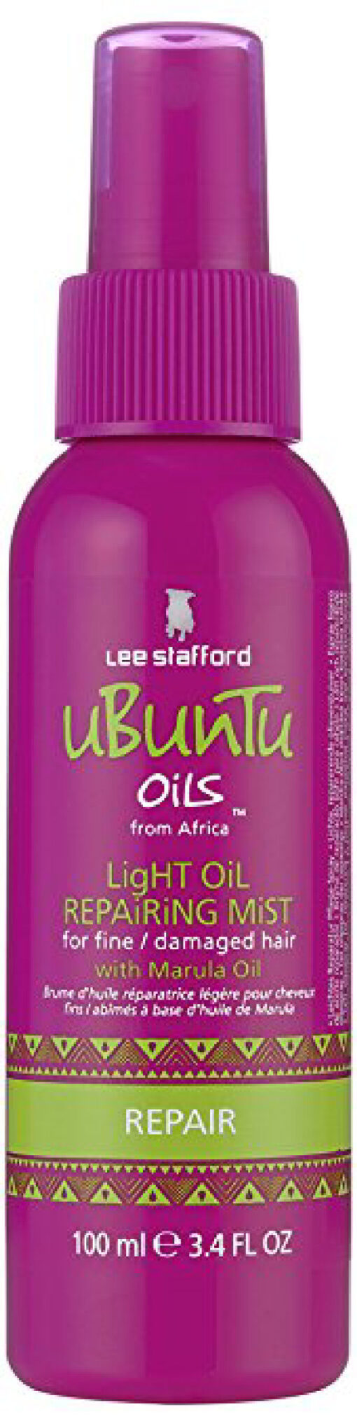 Lee stafford ubuntu oils light oil repairing mist 100ml online shopping billigt tilbud shoppetur