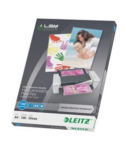 Leitz 7400-00-00 Lamineringslomme A4 100 mic. æske a 100 stk online shopping billigt tilbud shoppetur