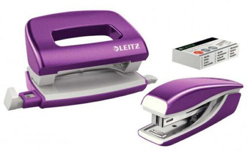 Leitz wow hole punch + stapler 5561-20-62 10 sheets online shopping billigt tilbud shoppetur