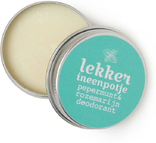 Lekker ineenpotje natuurlijke deodorant pepermunt & rozemarijn 30ml online shopping billigt tilbud shoppetur