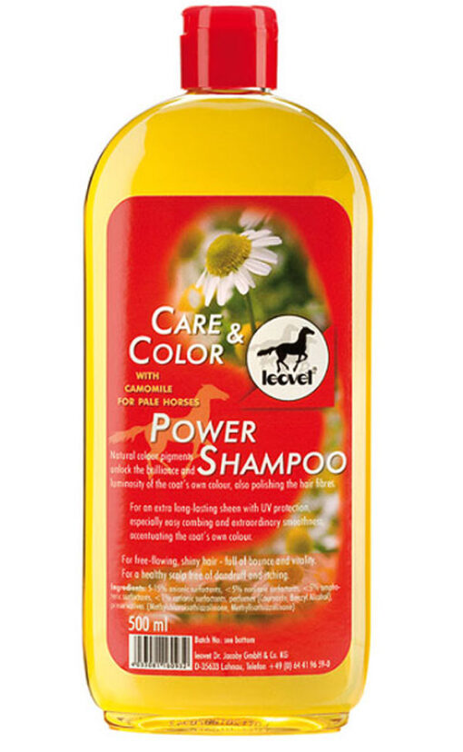 Leovet care & color power shampoo light med kamille 500ml online shopping billigt tilbud shoppetur