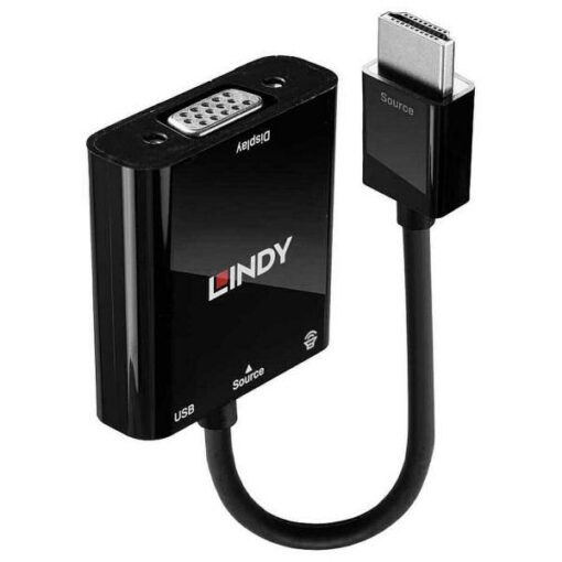 Lindy HDMI to VGA & audio adapter with sound online shopping billigt tilbud shoppetur