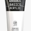 Liquitex basics acrylic titanium white 250ml online shopping billigt tilbud shoppetur