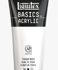 Liquitex basics acrylic titanium white 250ml online shopping billigt tilbud shoppetur