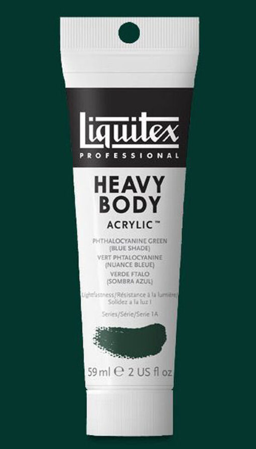 Liquitex professional heavy body acrylic phthalocyanine green (blue shade) serie 1A 1045317 59ml online shopping billigt tilbud shoppetur