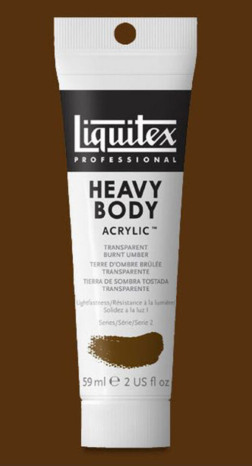 Liquitex professional heavy body acrylic transparent burnt umber serie 2 1045130 59ml online shopping billigt tilbud shoppetur