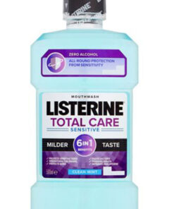 Listerine mouthwash total care sensitive 6 in 1 benefits clean mint 500ml online shopping billigt tilbud shoppetur