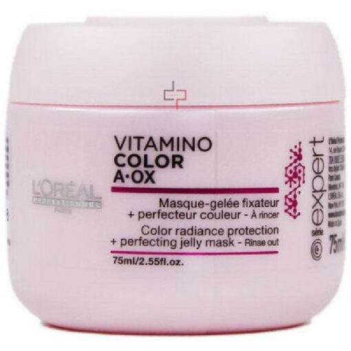 L'oréal expert vitamino color a-ox color radiance protection + perfecting jelly mask 75ml online shopping billigt tilbud shoppetur