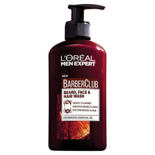 L'oréal men expert barber club beard face and hair wash 200ml online shopping billigt tilbud shoppetur