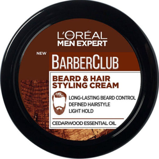 L'oréal men expert barberclub beard & hair styling cream 75ml online shopping billigt tilbud shoppetur