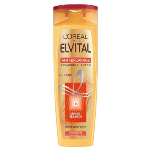 L'oréal paris elvital anti-breakage repairing shampoo cement-ceramide 250ml online shopping billigt tilbud shoppetur