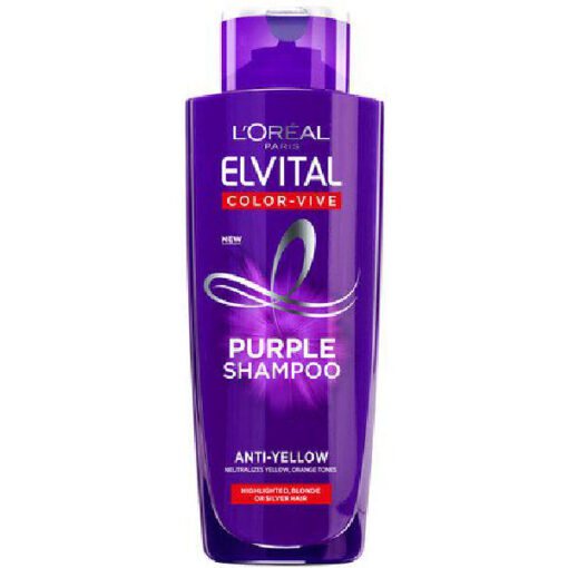 L'oréal paris elvital color-vive purple shampoo 200ml online shopping billigt tilbud shoppetur