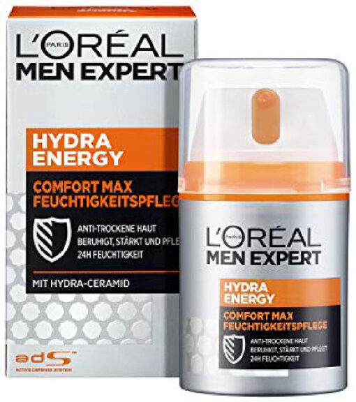 L'oréal paris men expert hydra energy comfort max feuchtigkeitspflege 50ml online shopping billigt tilbud shoppetur