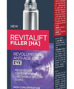 L'oréal paris revitalift filler HA revolumising anti-age care eye 15ml online shopping billigt tilbud shoppetur