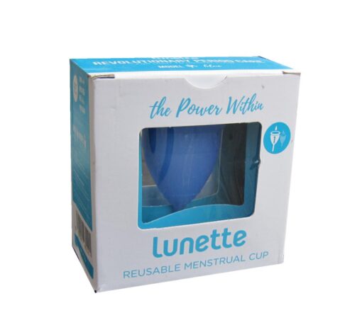 Lunette reusable menstrual cup str. 1 blå online shopping billigt tilbud shoppetur