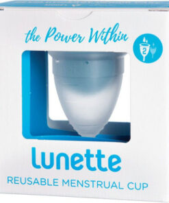 Lunette reusable menstrual cup str. 2 model clear (æske upæn) online shopping billigt tilbud shoppetur