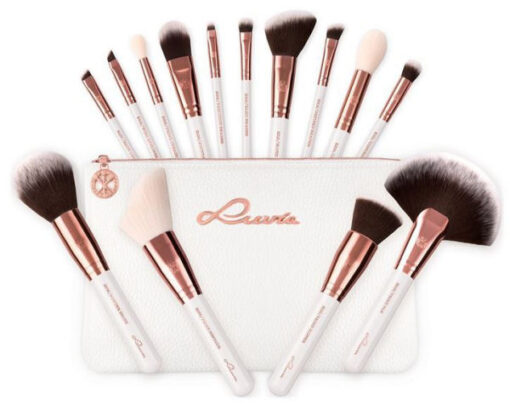 Luvia cosmetics 14 vegan brushes with lovely pouch online shopping billigt tilbud shoppetur