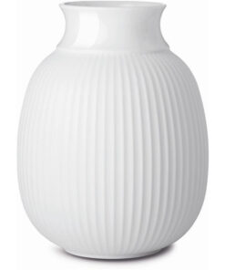 Lyngby curve vase white 12cm online shopping billigt tilbud shoppetur