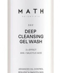 MATH scientific 360 deep cleansing gel wash 200ml online shopping billigt tilbud shoppetur