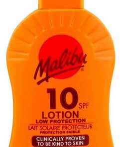Malibu lait solaire protecture lotion SPF10 low protection 200ml online shopping billigt tilbud shoppetur