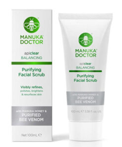 Manuka doctor apiclear balancing purifying facial scrub 100ml online shopping billigt tilbud shoppetur