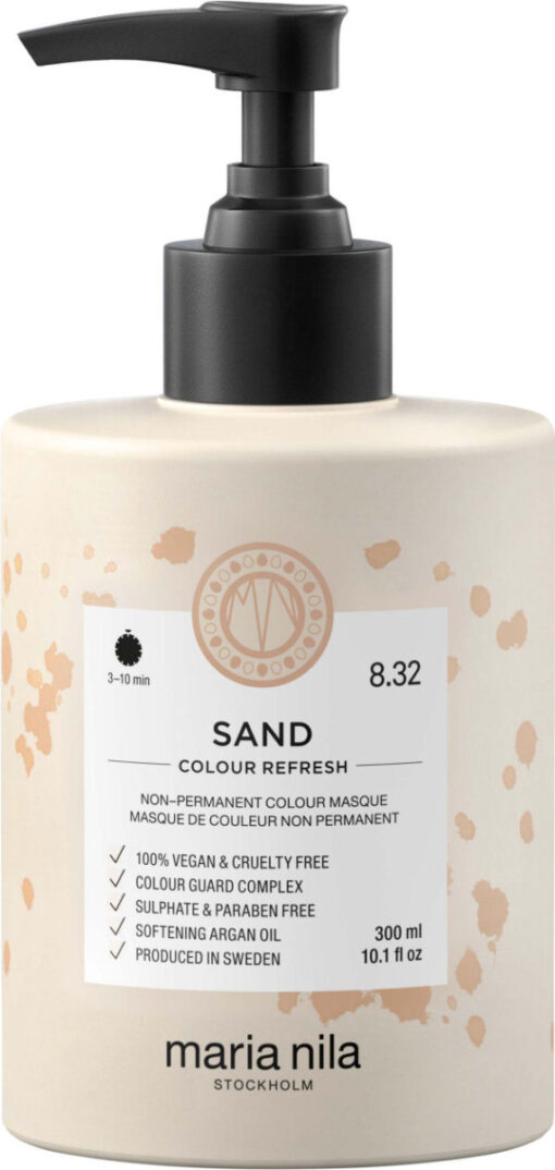 Maria nila stockholm colour refresh non-permanent colour masque sand 300ml online shopping billigt tilbud shoppetur