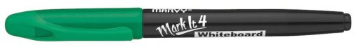 Marvy mark it 4 whiteboard bullet point no. 7300 green 12 stk. online shopping billigt tilbud shoppetur