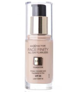 Max Factor Face Finity  All Day Flawless 3 in 1  foundation spf 20 40 Light ivory 30ml online shopping billigt tilbud shoppetur