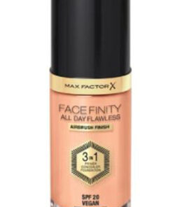 Max factor face finity all day flawless 3in1 primer concealer foundation SPF20 77 soft honey 30ml online shopping billigt tilbud shoppetur