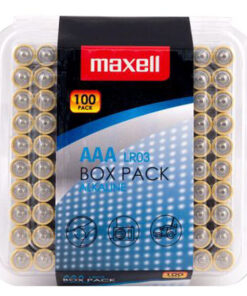 Maxell batteri AAA LR03 box pack alkaline 100 stk. online shopping billigt tilbud shoppetur