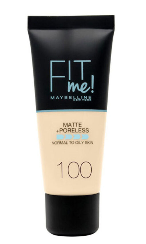 Maybelline new york fit me matte poreless normal to oily skin 100 warm ivory 30ml online shopping billigt tilbud shoppetur