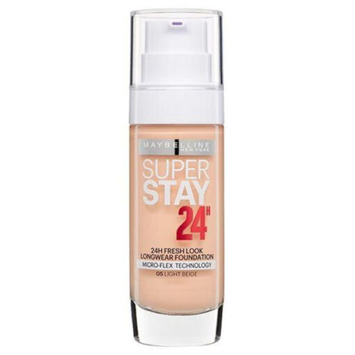 Maybelline super stay 24H longwear foundation 05 light beige 30ml online shopping billigt tilbud shoppetur