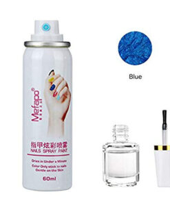 Mefapo nails spray paint blue 60ml online shopping billigt tilbud shoppetur