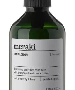 Meraki hand lotion linen dew with avocado oil and cocoa butter 275ml online shopping billigt tilbud shoppetur