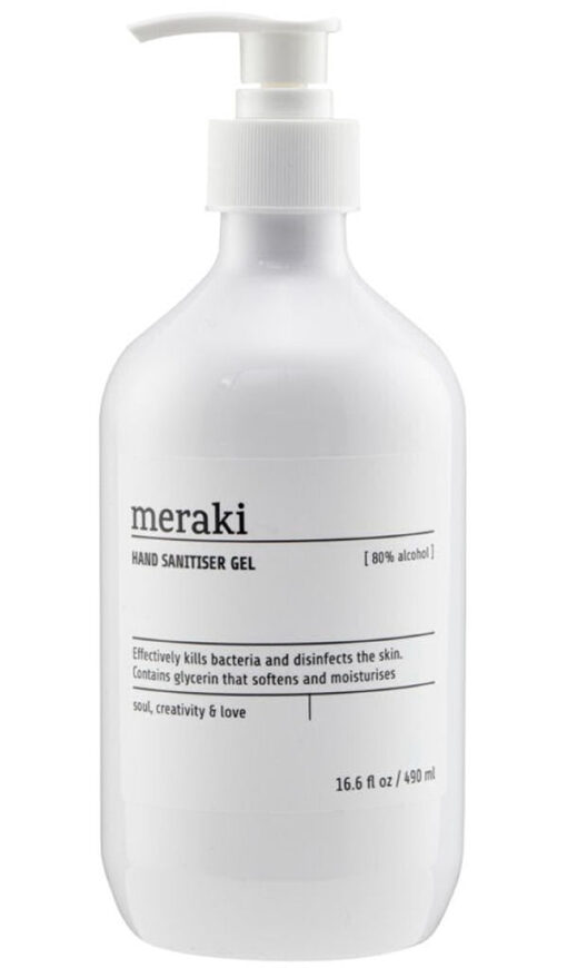 Meraki hand sanitiser gel 80% alcohol 490ml online shopping billigt tilbud shoppetur