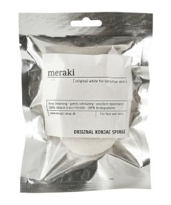 Meraki original konjac sponge original white for all skin types online shopping billigt tilbud shoppetur