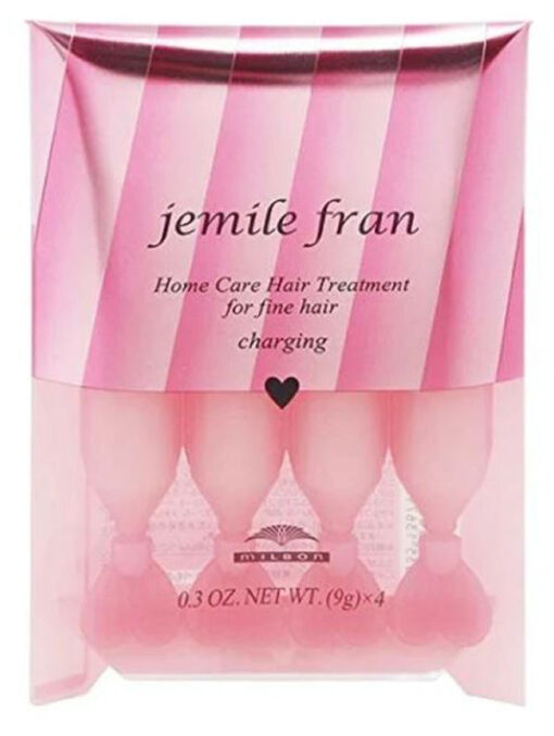 Milbon jemile fran home care hair treatment for fine hair 4x9g online shopping billigt tilbud shoppetur