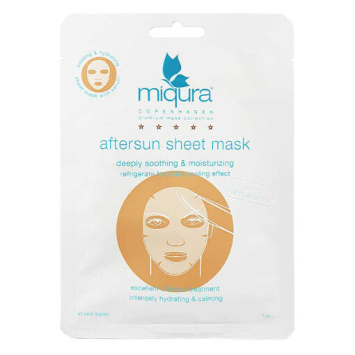 Miqura aftersun sheet mask all skin types (Dato) online shopping billigt tilbud shoppetur