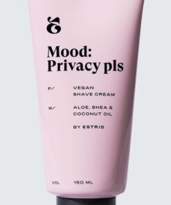 Mood privacy pls by estrid vegan shave cream aloe shea & coconut oil 150ml online shopping billigt tilbud shoppetur