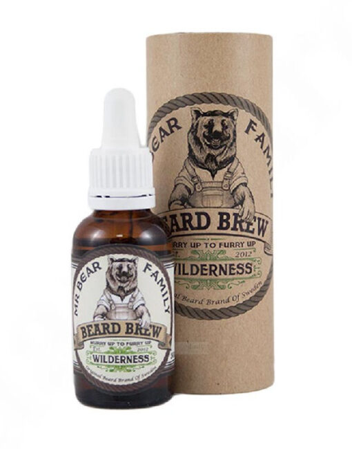 Mr bear family beard brew wilderness 30ml online shopping billigt tilbud shoppetur