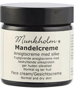 Munkholm mandelcreme ansigtscreme med silke 60ml online shopping billigt tilbud shoppetur