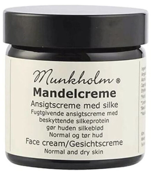 Munkholm mandelcreme ansigtscreme med silke 60ml online shopping billigt tilbud shoppetur