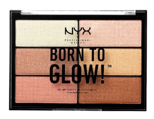 NYX born to glow highlighting palette BTGHP01 online shopping billigt tilbud shoppetur