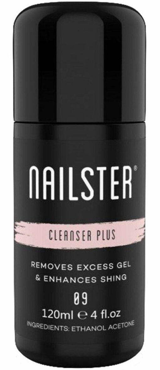 Nailster cleanser plus 09 removes excess gel & enhances shine 120ml online shopping billigt tilbud shoppetur