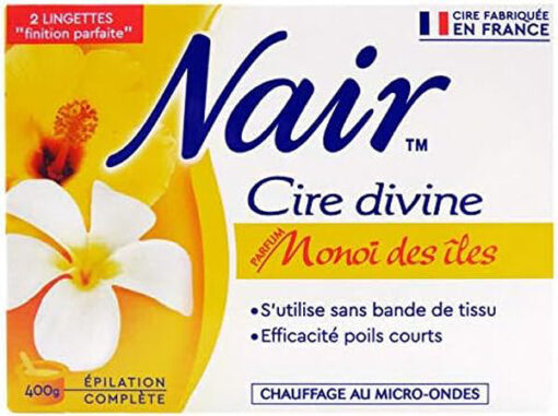 Nair cire divine wax parfum monoi des iles 400g online shopping billigt tilbud shoppetur